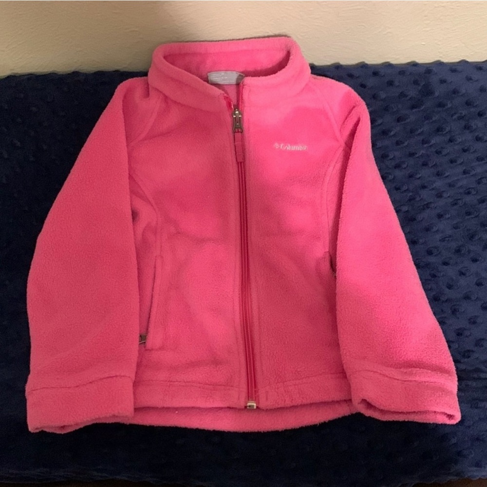 Girls Columbia 4T zip up fleece jacket